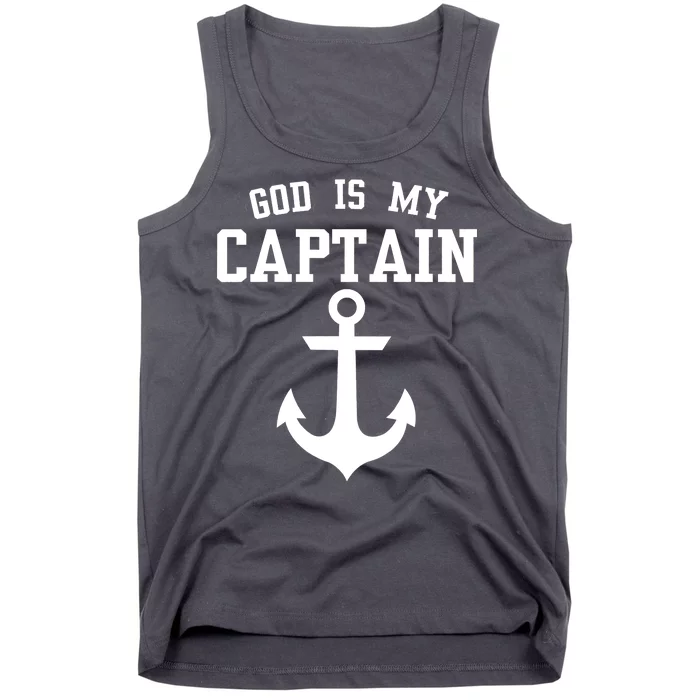 God Is My Captain Tank Top