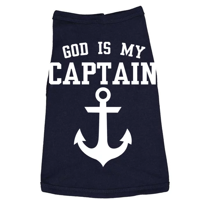 God Is My Captain Doggie Tank