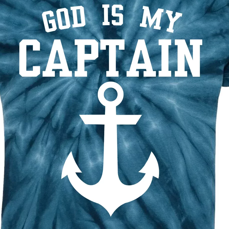 God Is My Captain Kids Tie-Dye T-Shirt