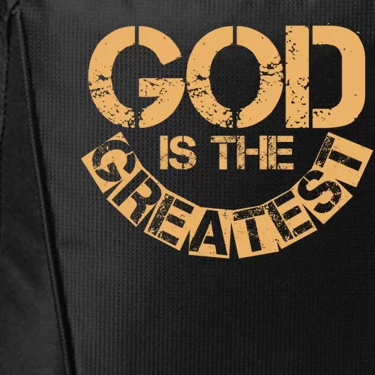 GOD is the Greatest Army Stamp Print City Backpack