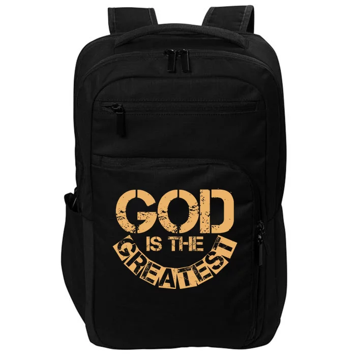 GOD is the Greatest Army Stamp Print Impact Tech Backpack