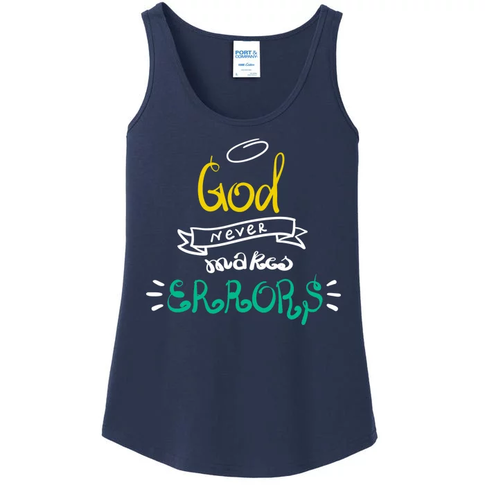 God Never Makes Errors Ladies Essential Tank