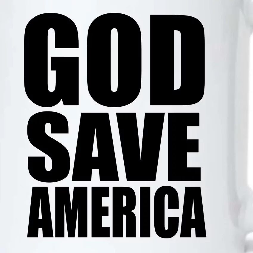 God Save America Black Color Changing Mug