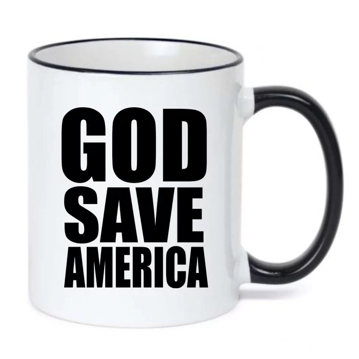 God Save America Black Color Changing Mug