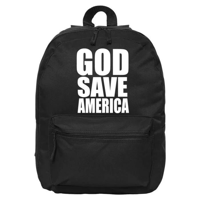 God Save America 16 in Basic Backpack