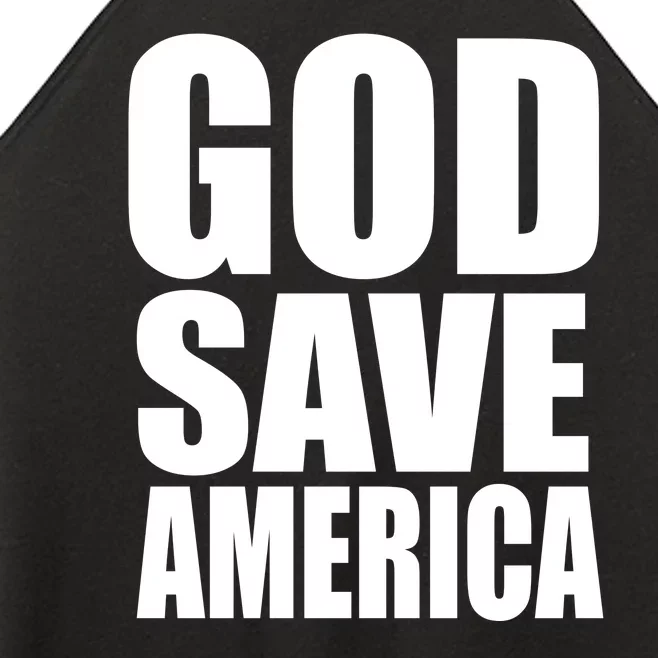 God Save America Women’s Perfect Tri Rocker Tank