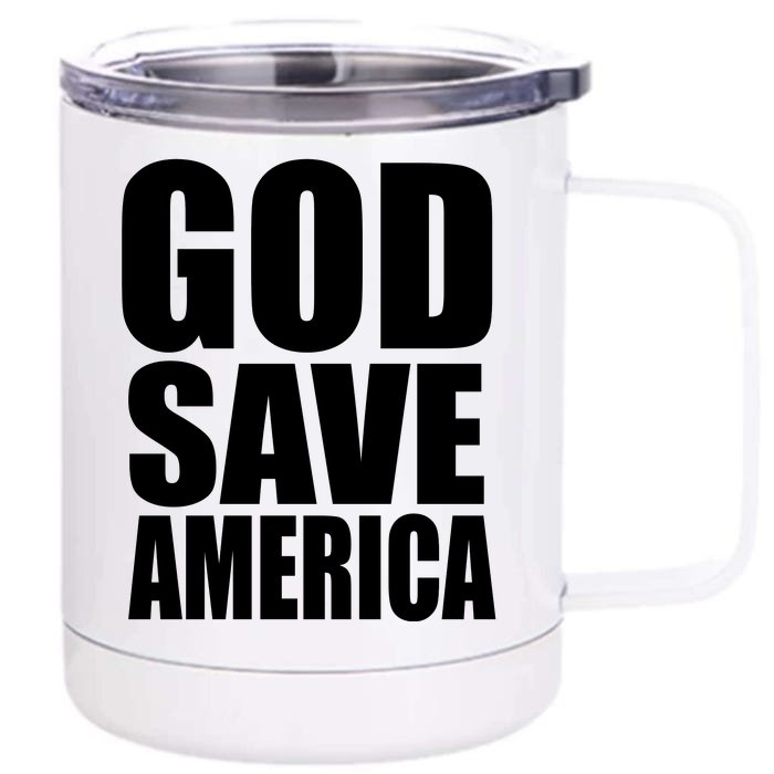 God Save America Front & Back 12oz Stainless Steel Tumbler Cup