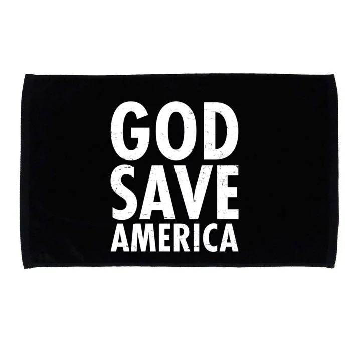 God Save America USA Religious Microfiber Hand Towel