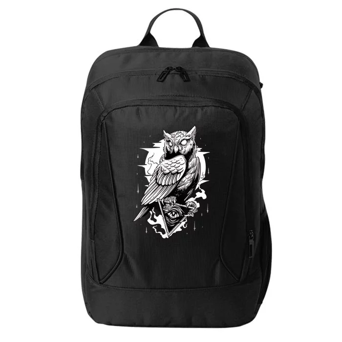 Goth Owl Design, Spooky Owl Design, Cool Owl, Owl City Backpack