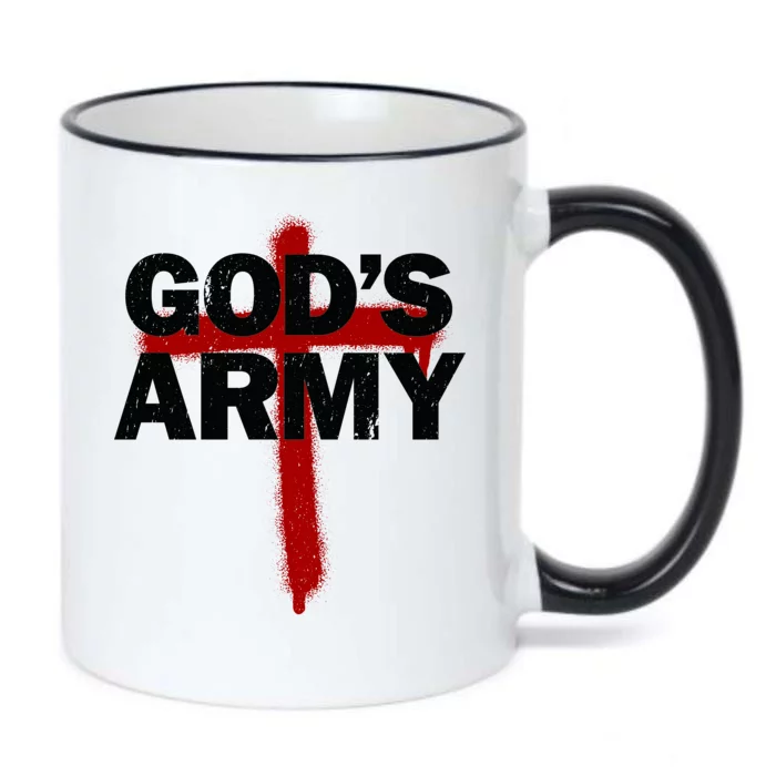 God's Army Black Color Changing Mug