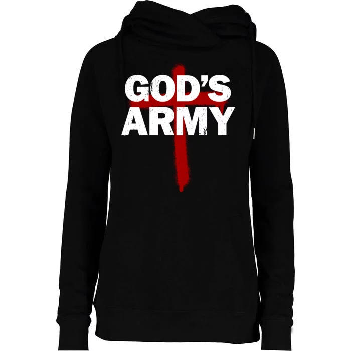 God's Army Womens Funnel Neck Pullover Hood