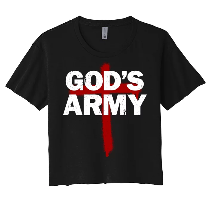 God's Army Women's Crop Top Tee