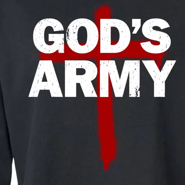 God's Army Cropped Pullover Crew