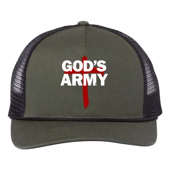 God's Army Retro Rope Trucker Hat Cap