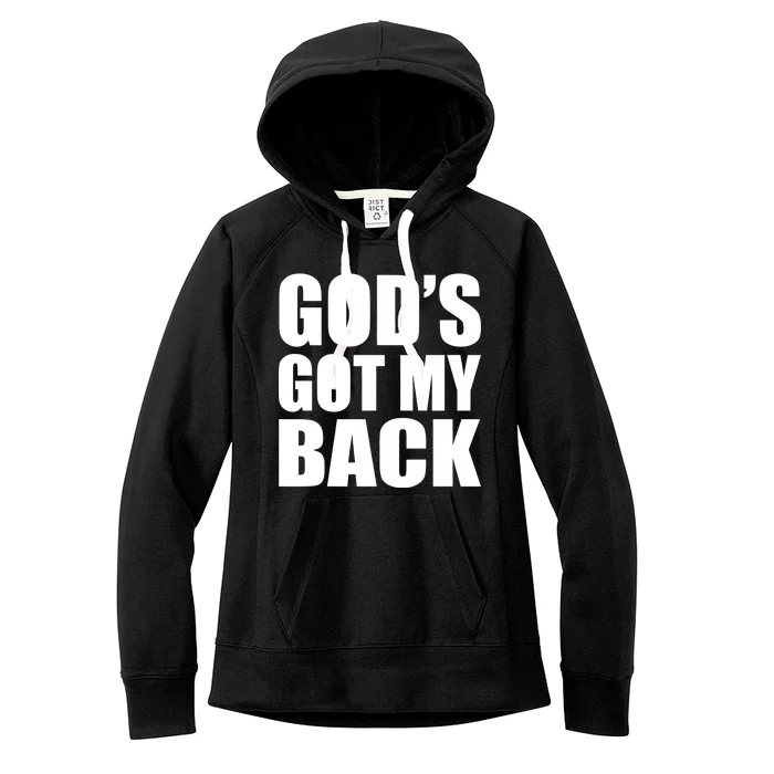 God's Got My Back Women's Fleece Hoodie