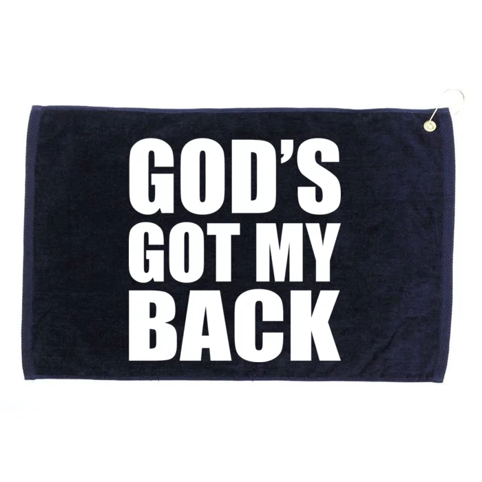 God's Got My Back Grommeted Golf Towel