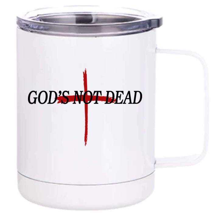 God's Not Dead Front & Back 12oz Stainless Steel Tumbler Cup