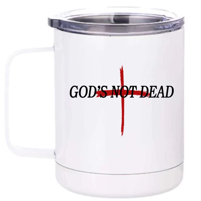 God's Not Dead Front & Back 12oz Stainless Steel Tumbler Cup