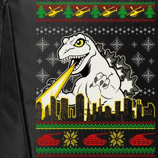 Monster Ugly Christmas Sweater City Backpack