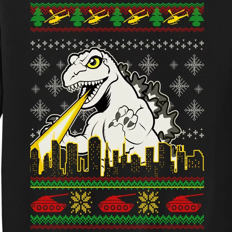 Monster Ugly Christmas Sweater Tall Sweatshirt