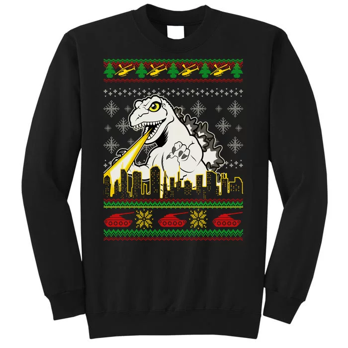 Monster Ugly Christmas Sweater Tall Sweatshirt