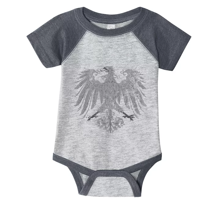 German Oktoberfest Eagle Coat Of Arms Heraldry Design Premium Infant Baby Jersey Bodysuit