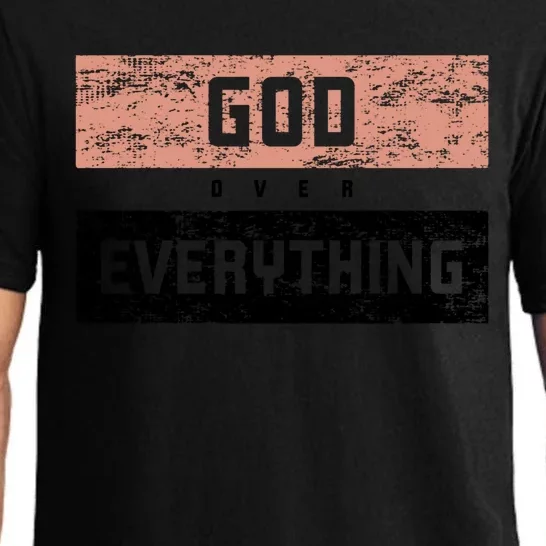 God Over Everything Gift Pajama Set