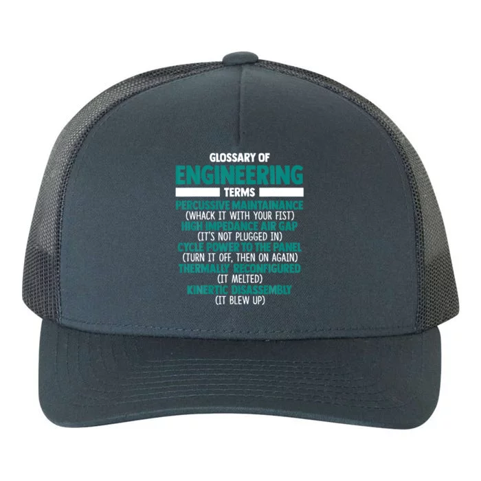 Glossary Of Engineering Erms Funny Engineer Definitions Yupoong Adult 5-Panel Trucker Hat