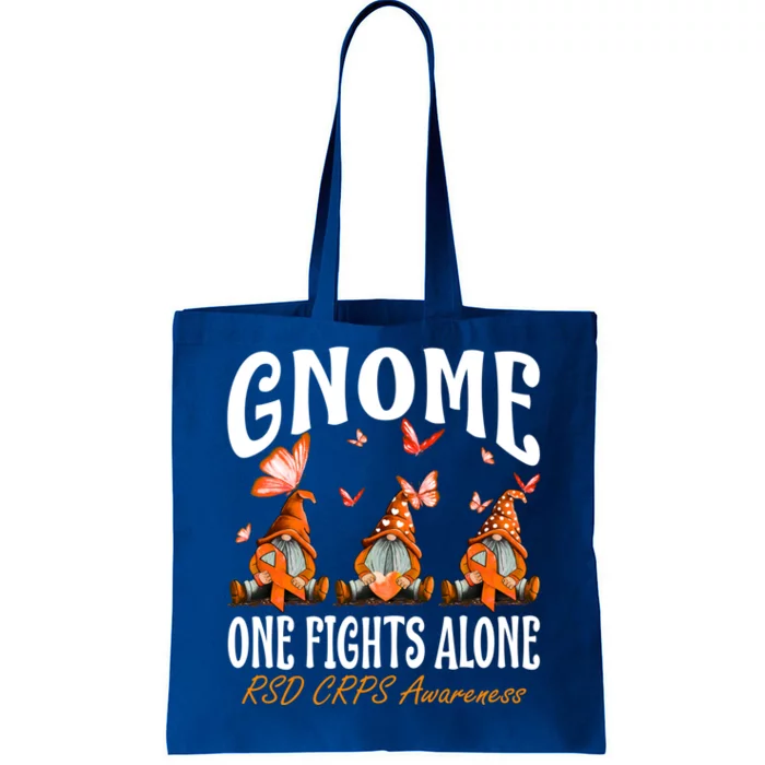 Gnome One Fights Alone Rsd Crps Awareness Great Gift Tote Bag