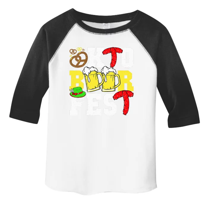 German Oktoberfest Funny Oktoberfest Germany Toddler Fine Jersey T-Shirt