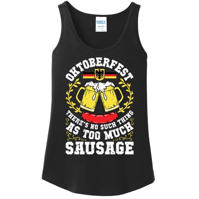 German Oktoberfest Funny Octoberfest Party Germany Ladies Essential Tank