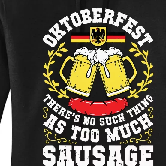 German Oktoberfest Funny Octoberfest Party Germany Women's Pullover Hoodie