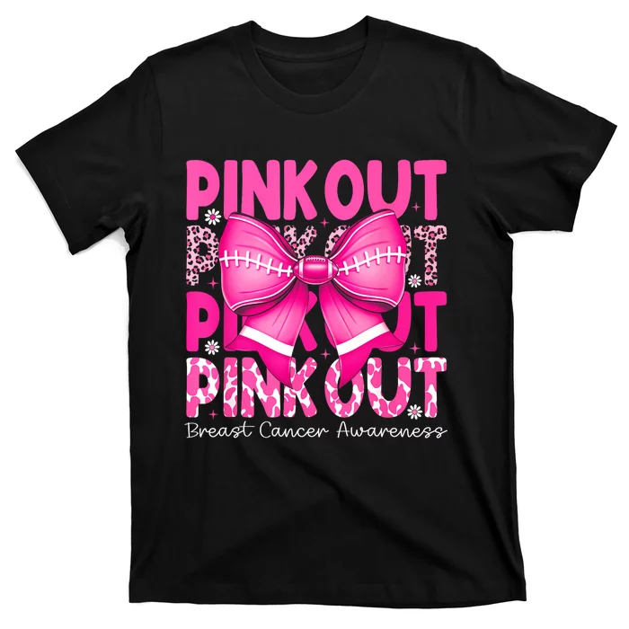 Gift Out Football Breast Cancer Awareness T-Shirt