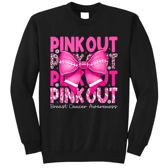 Gift Out Football Breast Cancer Awareness Tall Sweatshirt