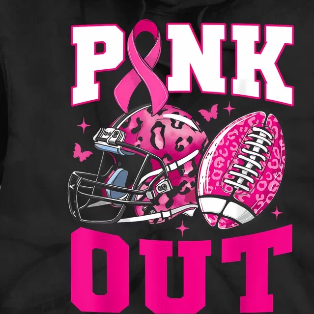 Gift Out Football Team Breast Cancer Awareness Month Tie Dye Hoodie