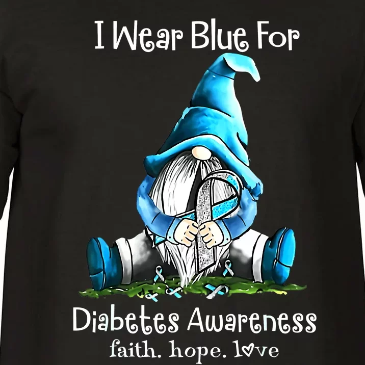 Gnome One Fights Alone Light Blue Prostate Cancer Awareness Comfort Colors T-Shirt