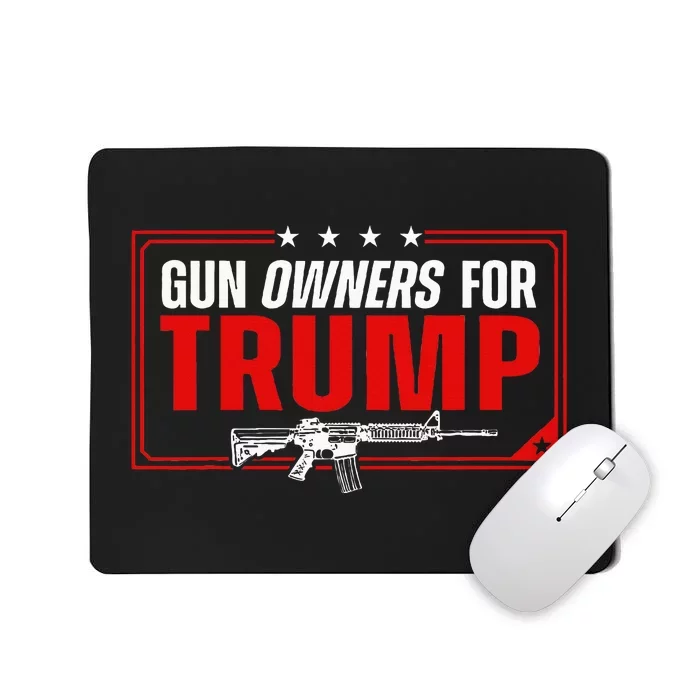 Gun Owners For Trump Mousepad