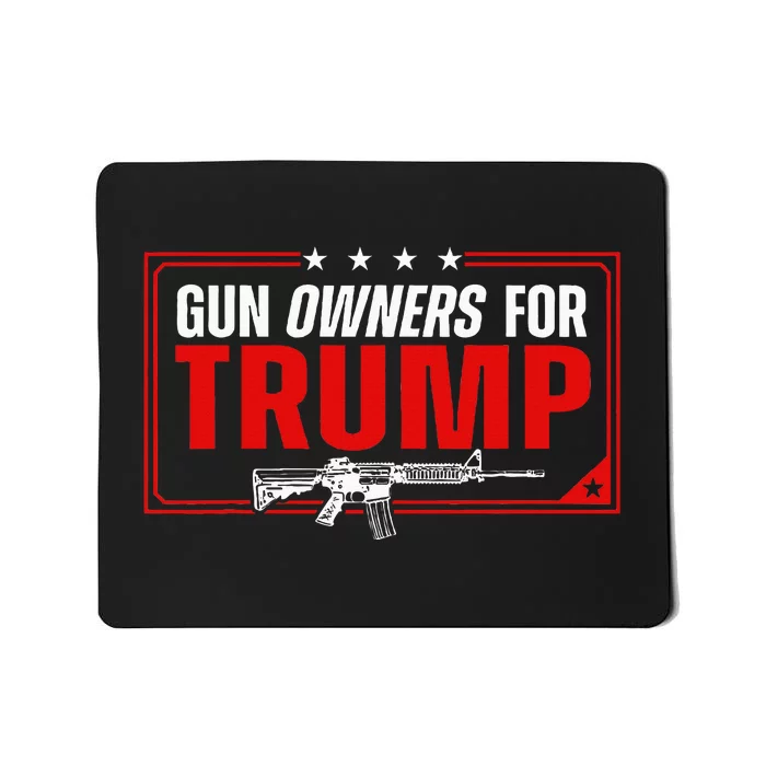 Gun Owners For Trump Mousepad