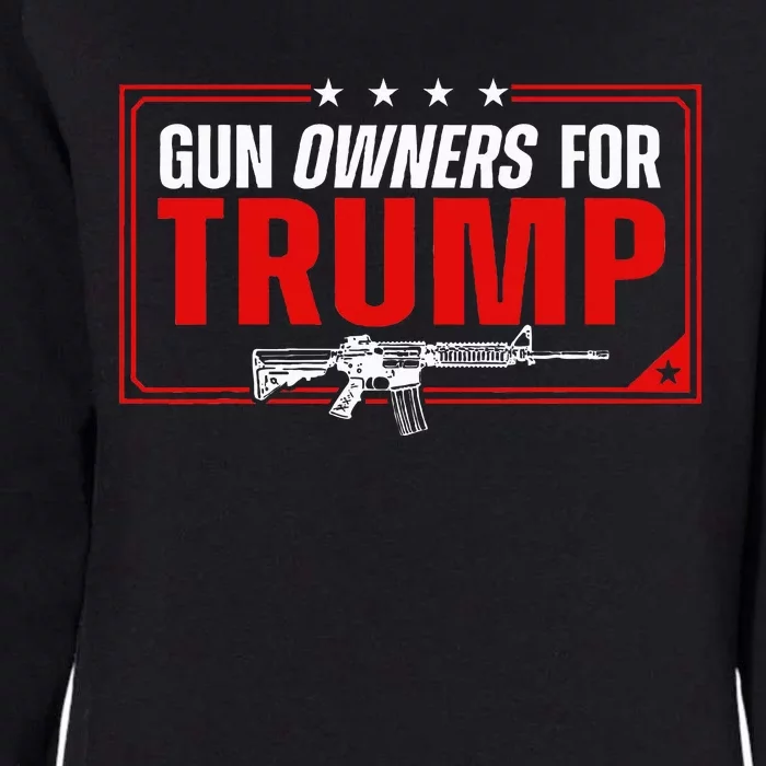 Gun Owners For Trump Womens California Wash Sweatshirt