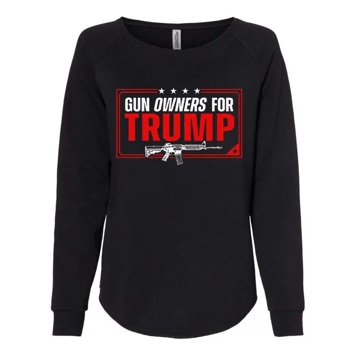 Gun Owners For Trump Womens California Wash Sweatshirt