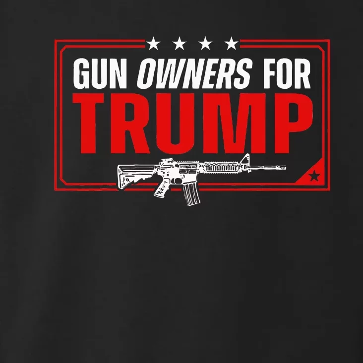 Gun Owners For Trump Toddler Hoodie