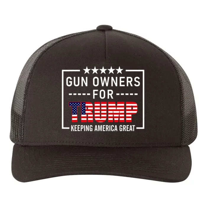 Gun Owners For Trump 2020 Conservative Gift 2nd Amendment Yupoong Adult 5-Panel Trucker Hat