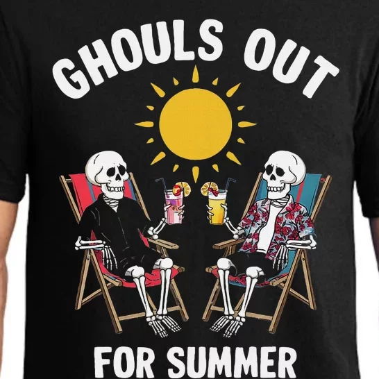 Ghouls Out For Summer Funny Summerween Ghoul Pajama Set