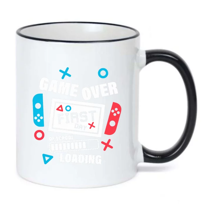 Game Over First Day Of School Black Color Changing Mug