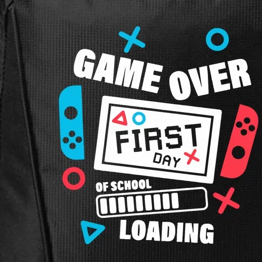 Game Over First Day Of School City Backpack