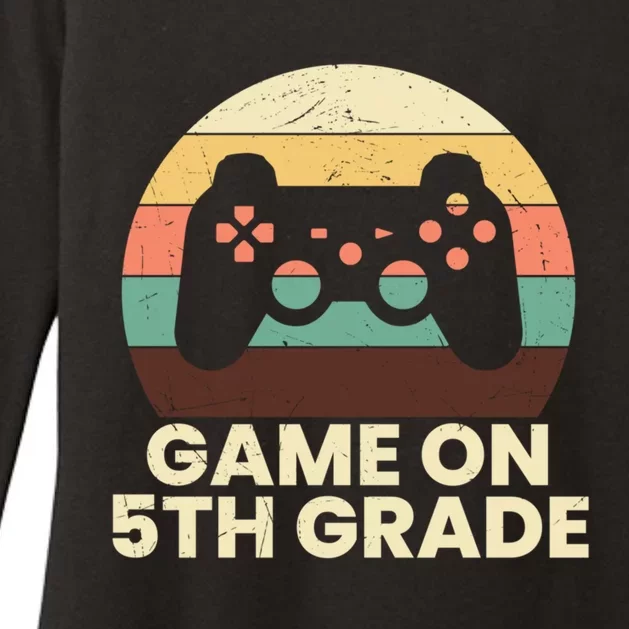 Game On Fifth Grade Gamer Cute 5Th Grade Gift Womens CVC Long Sleeve Shirt