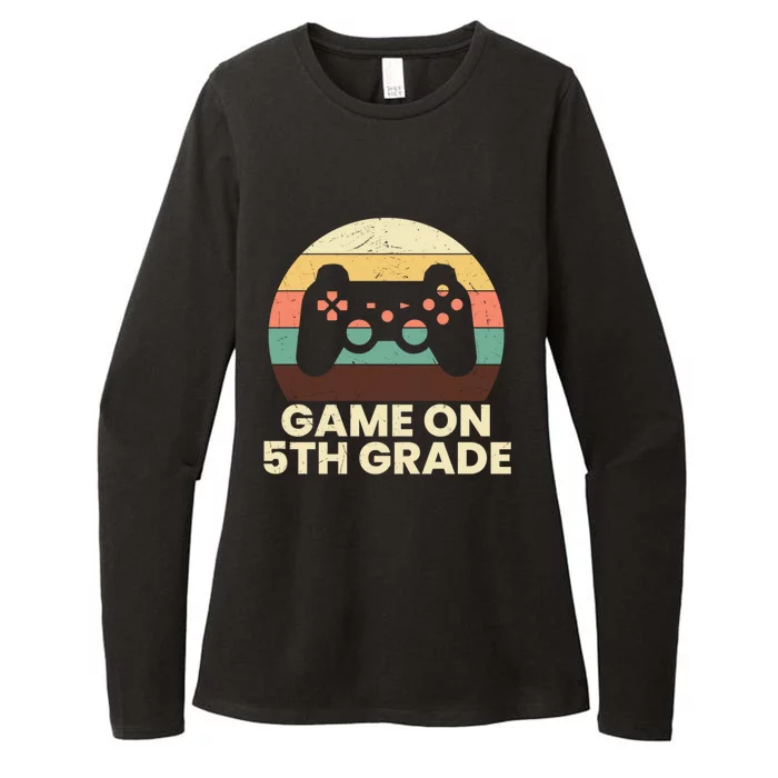 Game On Fifth Grade Gamer Cute 5Th Grade Gift Womens CVC Long Sleeve Shirt