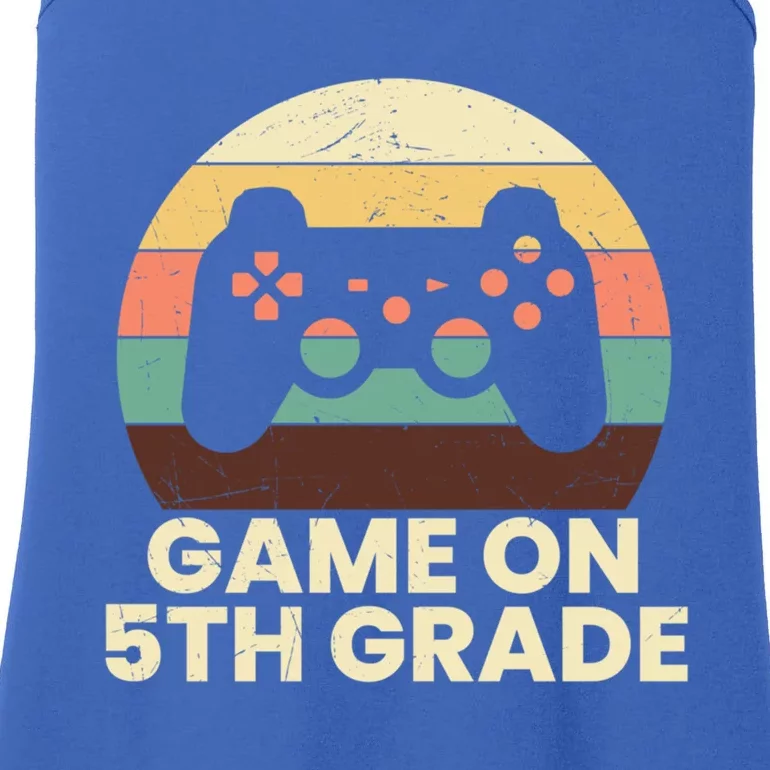 Game On Fifth Grade Gamer Cute 5Th Grade Gift Ladies Essential Tank