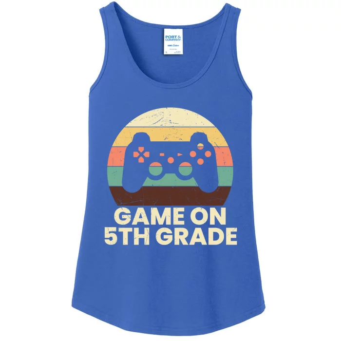 Game On Fifth Grade Gamer Cute 5Th Grade Gift Ladies Essential Tank