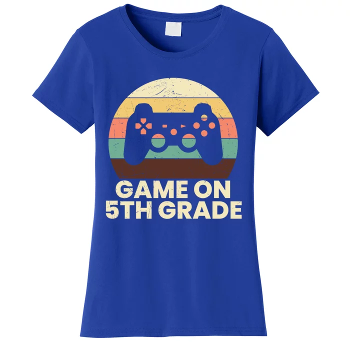 Game On Fifth Grade Gamer Cute 5Th Grade Gift Women's T-Shirt